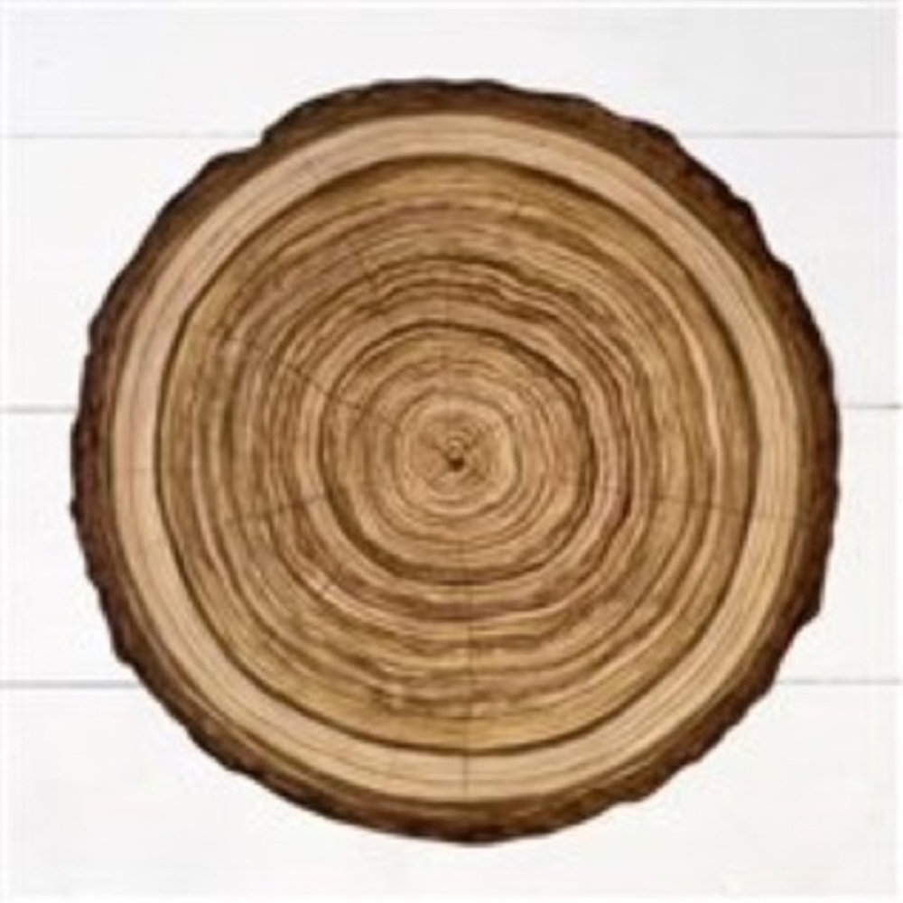 Hester and Cook die-cut wood slice paper placemats